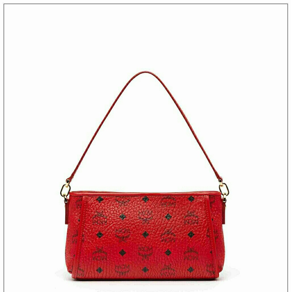 💯AUTHENTIC MCM Ruby Red Crossbody/Shoulder Bag